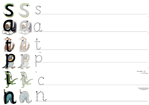 Little Wandle- Letter Formation Support A-Z