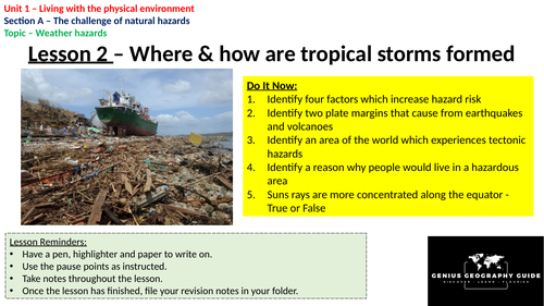 Tropical Storms - Where and how they are formed!