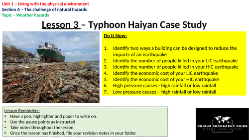 Typhoon Haiyan Case Study Tropical Storm