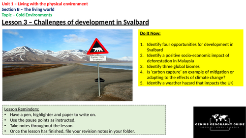 Challenges of Dev in Cold Env - Svalbard