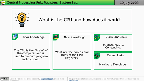 GCSE Computer Science - CPU Architecture