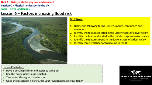 Causes of River flooding