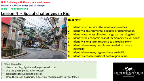 Rio - Social Urban Issues