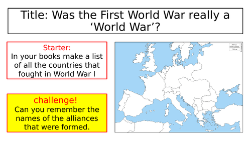 Was the First World War really a 'World War'?
