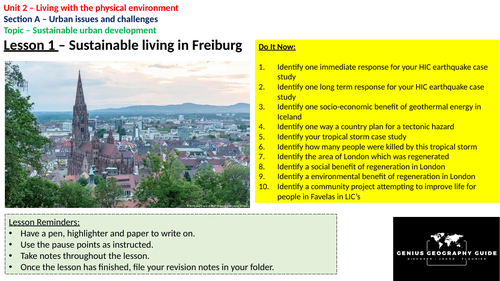 Sustainable cities - Freiburg