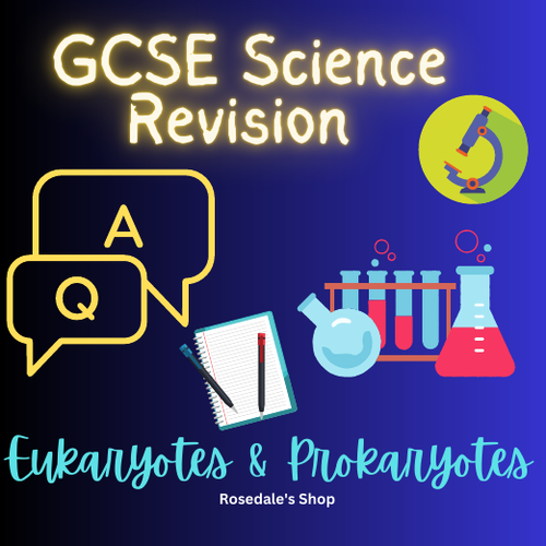 Eukaryotes & Prokaryotes Worksheet with Answers | Science Revision #1