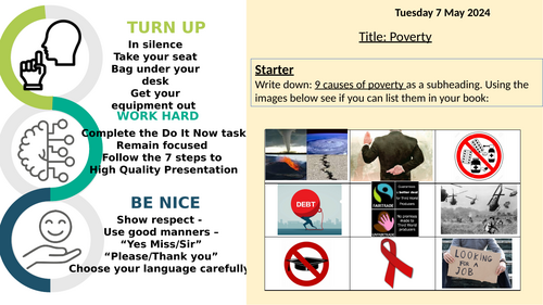 Lesson 6 - Poverty - Human Rights and Social Justice - GCSE AQA RS