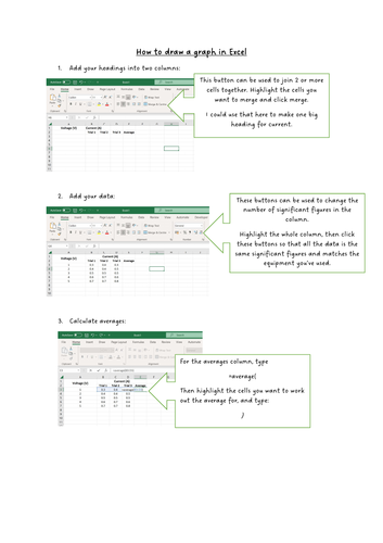 How to Draw a Graph in Excel
