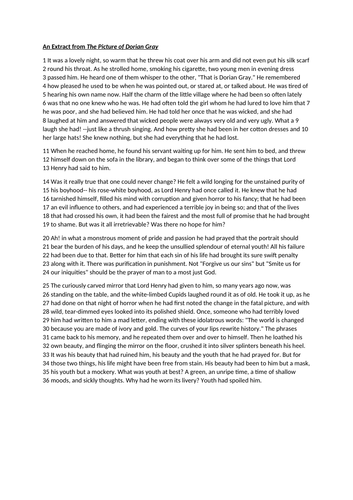 AQA Language Paper 1 - Extract with questions