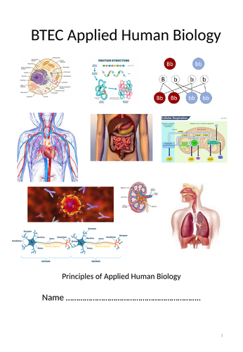 Human Biology Unit 1 Exam Questions