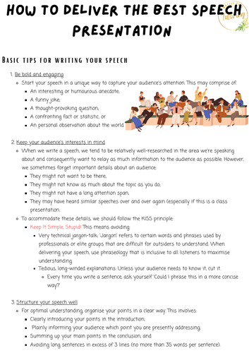 How to Deliver the Best Speech