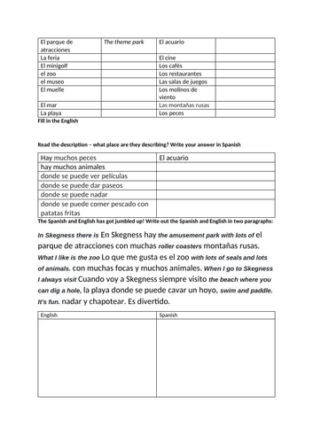 A day out in a seaside town