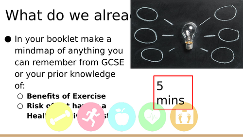 Importance of Exercise (A-Level EDUQAS) Powerpoint