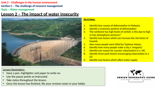 Impact of water insecurity