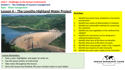 Water Management - Lesotho Highland