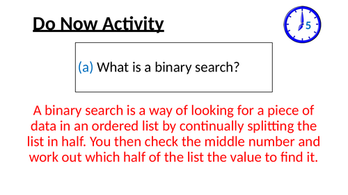 Linear search, OCR Computer Science Complete lesson
