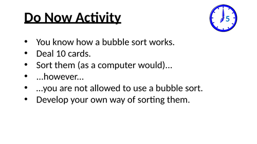 Merge sort OCR Computer Science Complete lesson