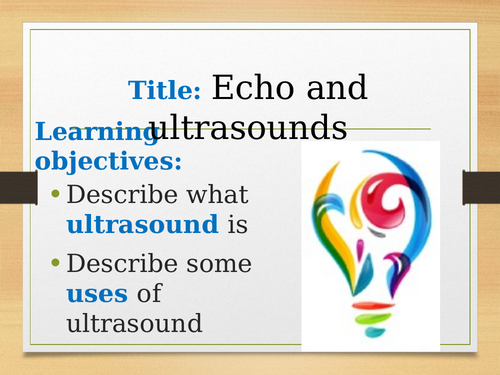 Echo and Ultrasound