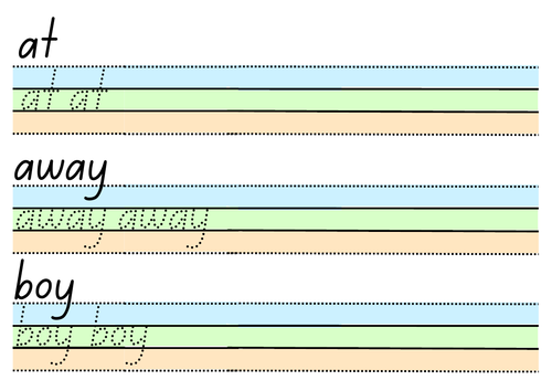 Sight Words Handwriting worksheets