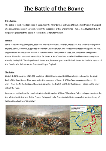 Jacobite Battle Comprehension