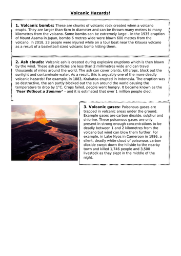 KS3: Tectonics: L7: Volcanic Hazards