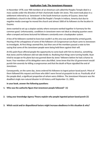 Agency Theory  & Social Factors (GCSE Psychology AQA)