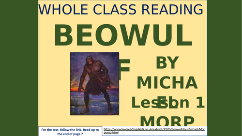 Beowulf - Michael Morpurgo - Whole Class Reading Lessons!