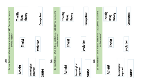 Teleological argument (KS3 & 4 compatible)