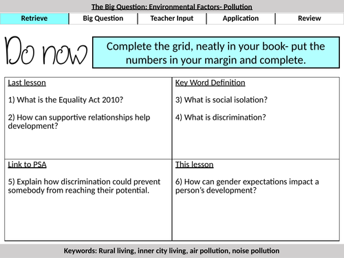 Component 1- Environmental & Economic Factors