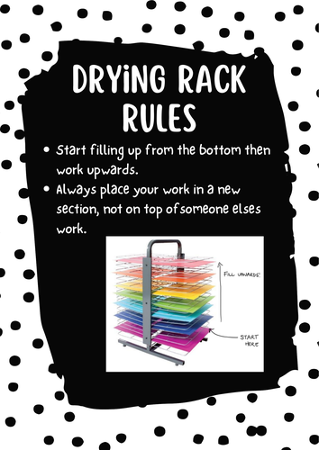 Drying Rack Poster