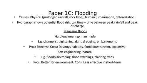 GCSE Geography flashcards