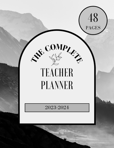 Teacher planner 2023-2024