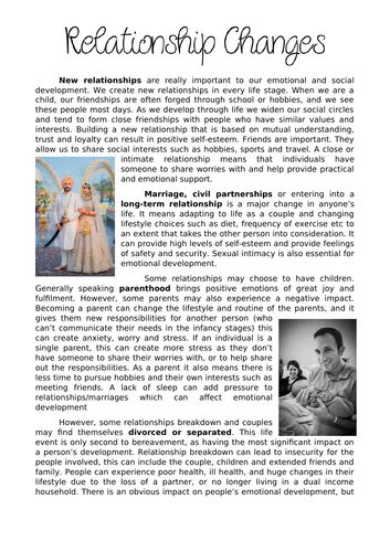 Component 1: L21: Relationship Life Events