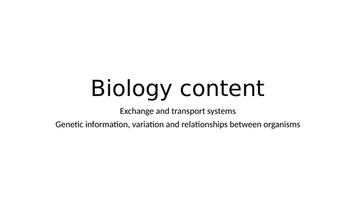 Biology A Level notes units 3 and 4