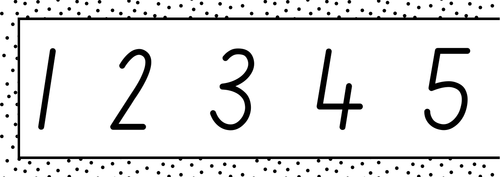 Number Line (1 - 100) Polka Dot Theme