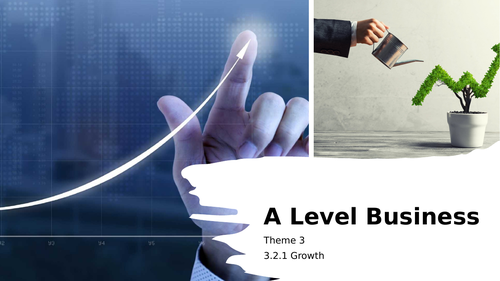 A Level Business - Theme 3 - 3.2.1  - Business Growth