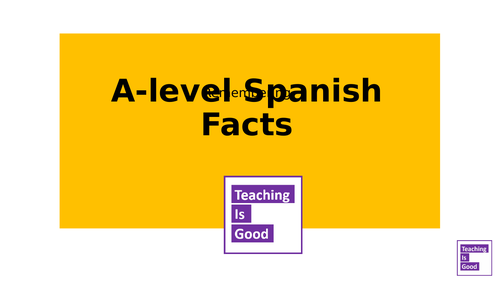 A-level Spanish Remembering Facts
