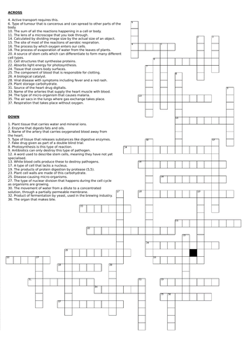 Giant AQA Paper 1 Crossword