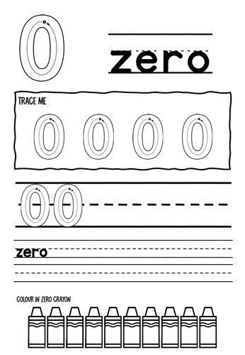 Number Formation Booklets | Teaching Resources