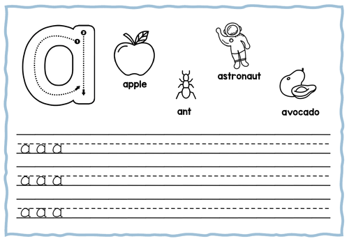 Letter Formation Booklet