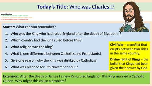 3. Who was Charles I? | Teaching Resources