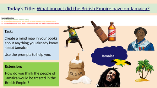 7. What impact did the British Empire have on Jamaica?