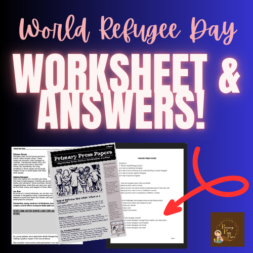 World Refugee Day Worksheet With Answers Text Provided Too Teaching Resources