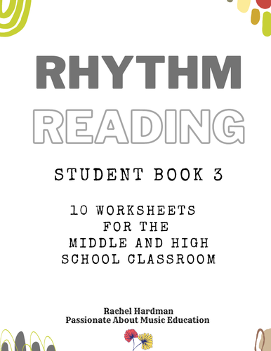 Book 3 Student Guide - Rhythm Reading exercises for KS3 & KS4 school music classes
