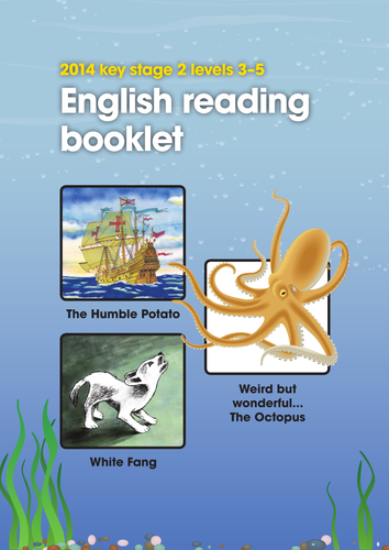 Year 6 Guided Reading - 1 week - 4 sessions based on 2014 SATs paper