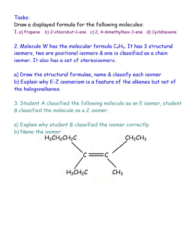 AQA A Level Chemistry Unit 14 Lessons