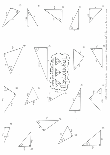 Trigonometry Review Sheet