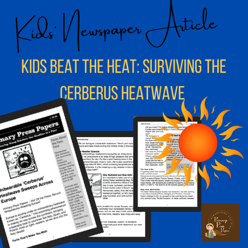 Kids Beat the Heat: Surviving the Cerberus Heatwave | Kid’s English READING News