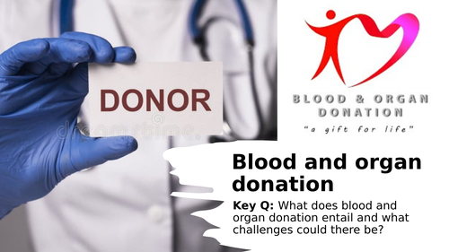 Medical ethics and religion - lesson 2 - Blood and organ donation