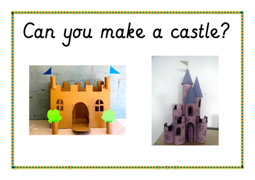 Junk modelling posters EYFS